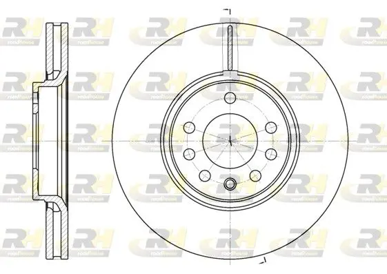 Handler.Part Brake disc ROADHOUSE 668710 1