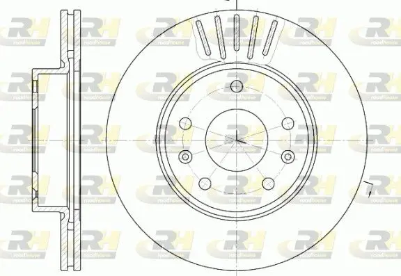 Handler.Part Brake disc ROADHOUSE 667010 1