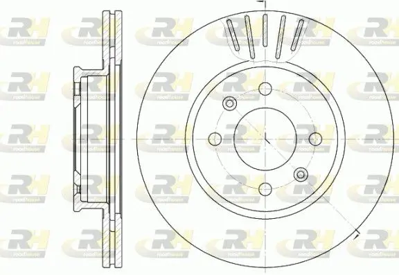 Handler.Part Brake disc ROADHOUSE 666610 1