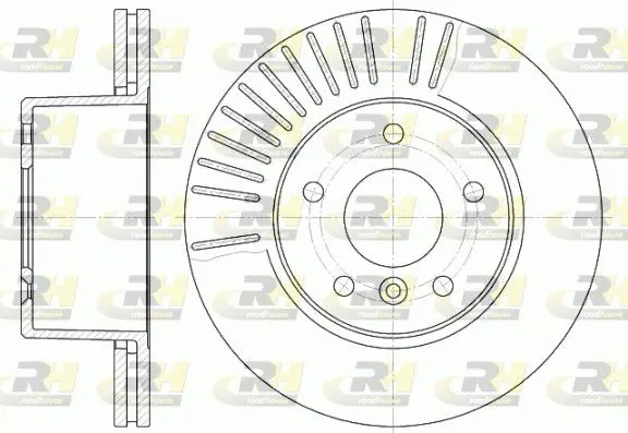 Handler.Part Brake disc ROADHOUSE 663810 1