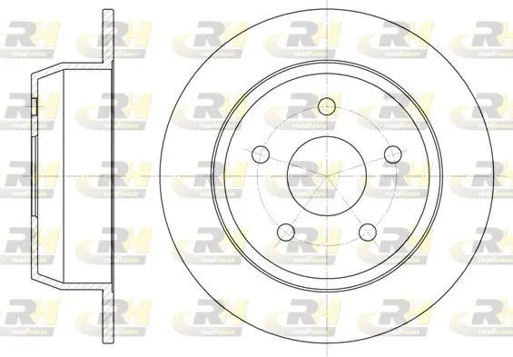 Handler.Part Brake disc ROADHOUSE 662800 1