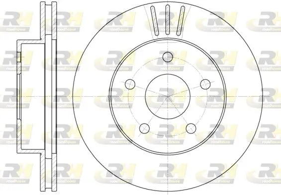 Handler.Part Brake disc ROADHOUSE 662610 1