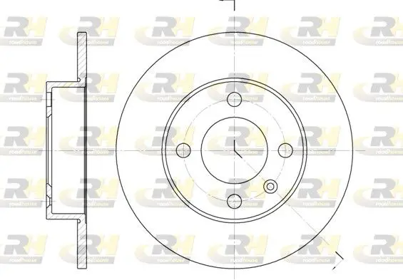 Handler.Part Brake disc ROADHOUSE 661600 1