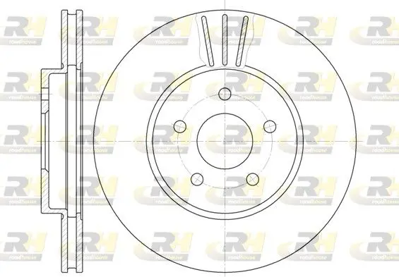 Handler.Part Brake disc ROADHOUSE 660710 1