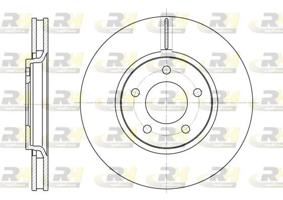 Handler.Part Brake disc ROADHOUSE 660210 1