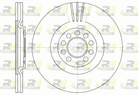 Handler.Part Brake disc ROADHOUSE 659710 1