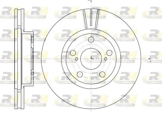 Handler.Part Brake disc ROADHOUSE 657710 1