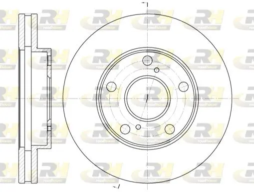 Handler.Part Brake disc ROADHOUSE 657110 1