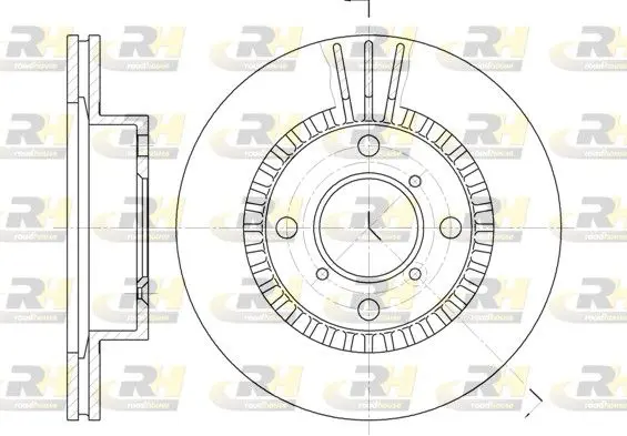 Handler.Part Brake disc ROADHOUSE 655310 1