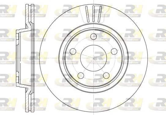 Handler.Part Brake disc ROADHOUSE 654810 1