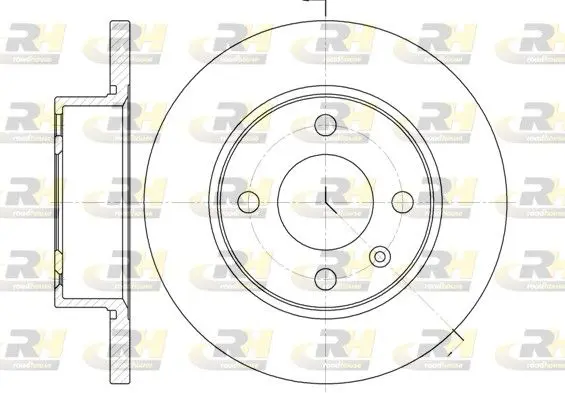 Handler.Part Brake disc ROADHOUSE 653800 1