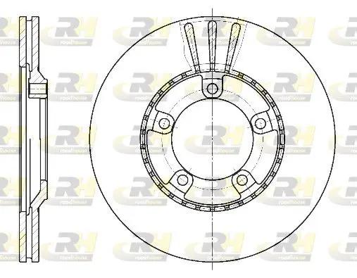 Handler.Part Brake disc ROADHOUSE 652010 1