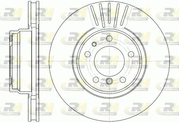 Handler.Part Brake disc ROADHOUSE 650910 1