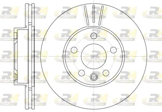 Handler.Part Brake disc ROADHOUSE 649610 1