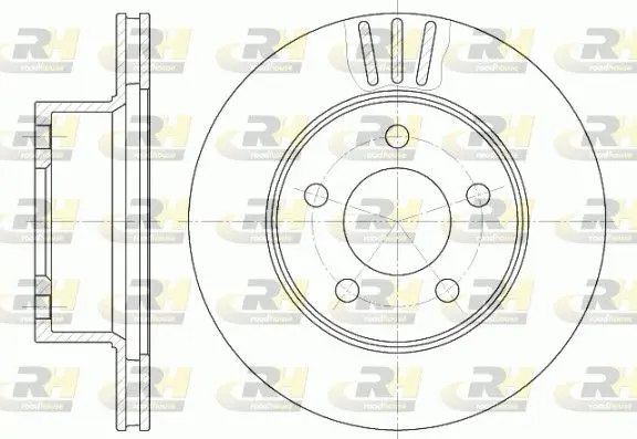 Handler.Part Brake disc ROADHOUSE 647510 1