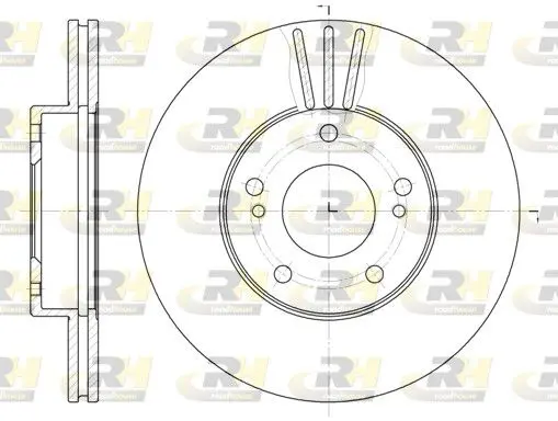 Handler.Part Brake disc ROADHOUSE 647410 1