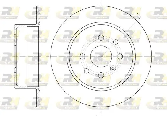 Handler.Part Brake disc ROADHOUSE 645400 1