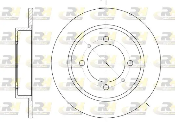 Handler.Part Brake disc ROADHOUSE 644700 1