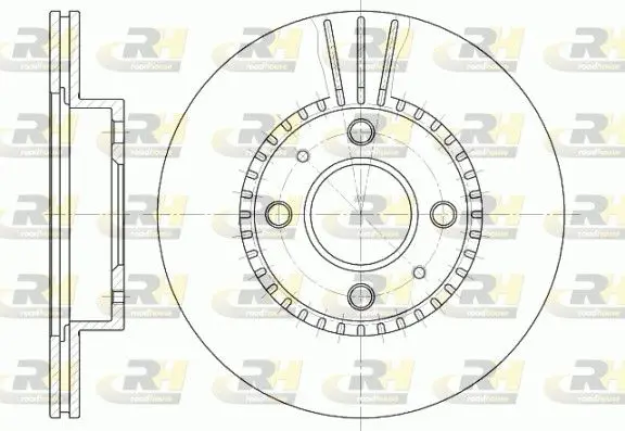 Handler.Part Brake disc ROADHOUSE 643010 1