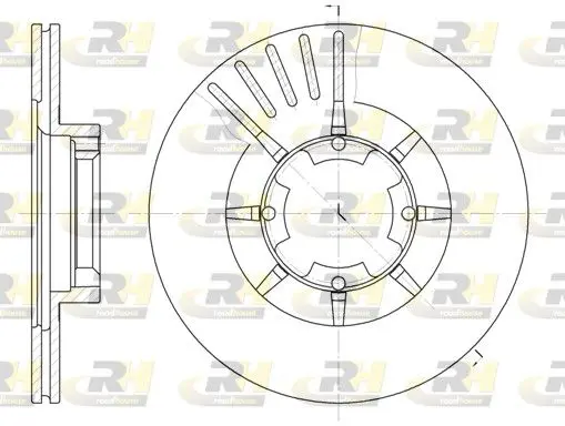 Handler.Part Brake disc ROADHOUSE 642810 1