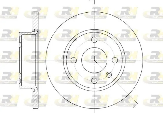 Handler.Part Brake disc ROADHOUSE 642500 1