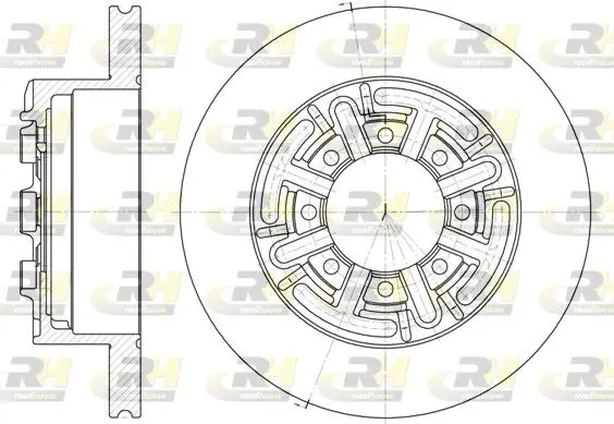 Handler.Part Brake disc ROADHOUSE 642000 1