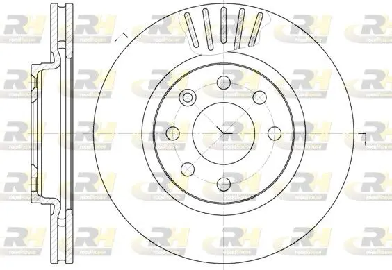 Handler.Part Brake disc ROADHOUSE 641210 1