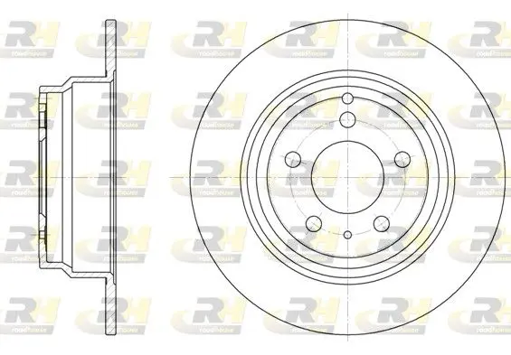 Handler.Part Brake disc ROADHOUSE 641100 1