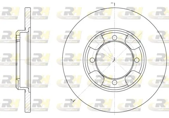 Handler.Part Brake disc ROADHOUSE 638800 1