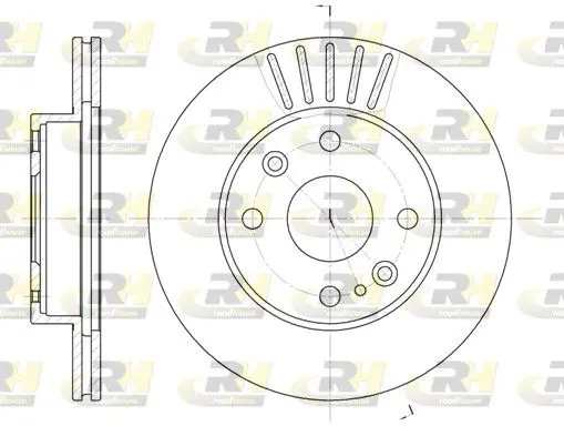 Handler.Part Brake disc ROADHOUSE 638610 1