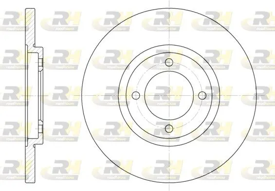 Handler.Part Brake disc ROADHOUSE 636200 1