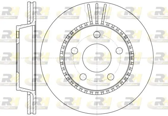 Handler.Part Brake disc ROADHOUSE 635610 1