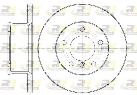 Handler.Part Brake disc ROADHOUSE 635000 1