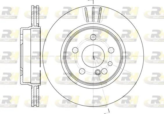 Handler.Part Brake disc ROADHOUSE 634310 1