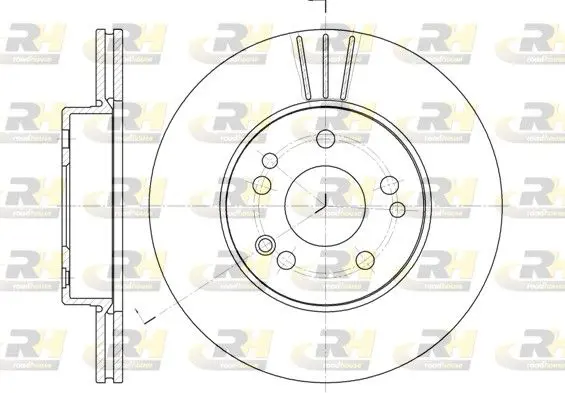 Handler.Part Brake disc ROADHOUSE 633810 1