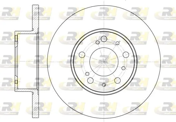 Handler.Part Brake disc ROADHOUSE 633400 1