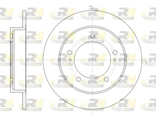 Handler.Part Brake disc ROADHOUSE 632900 1