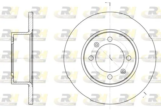 Handler.Part Brake disc ROADHOUSE 628600 1