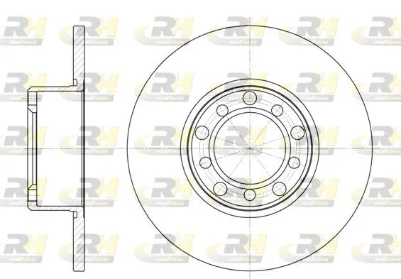 Handler.Part Brake disc ROADHOUSE 626300 1