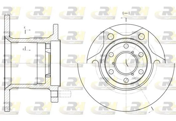 Handler.Part Brake disc ROADHOUSE 624300 1