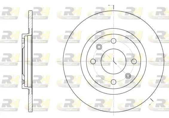 Handler.Part Brake disc ROADHOUSE 624101 1