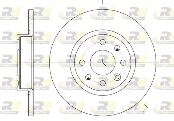 Handler.Part Brake disc ROADHOUSE 620900 1