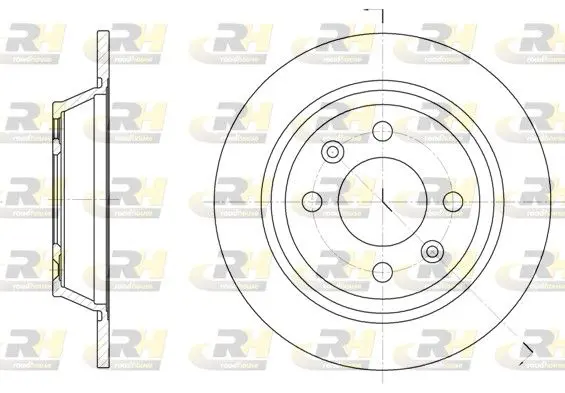 Handler.Part Brake disc ROADHOUSE 619500 1