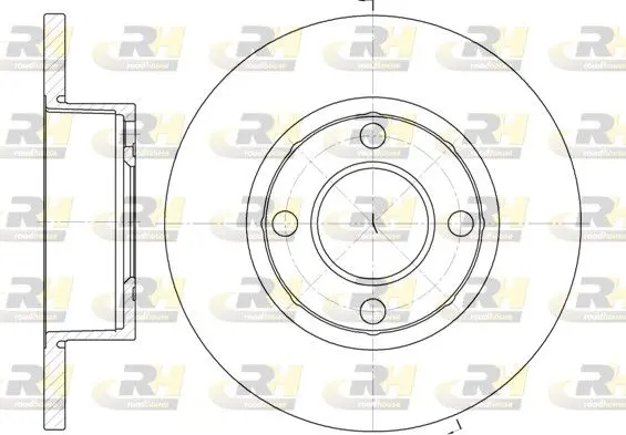 Handler.Part Brake disc ROADHOUSE 617300 1