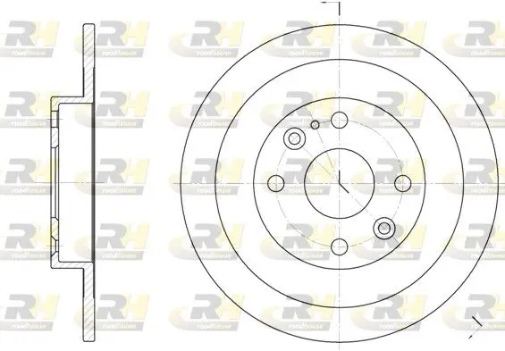 Handler.Part Brake disc ROADHOUSE 614800 1