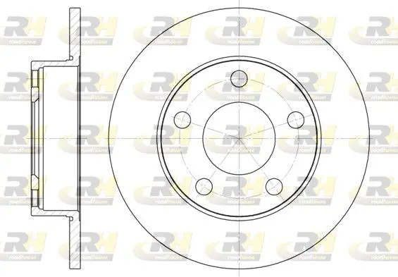 Handler.Part Brake disc ROADHOUSE 612400 1