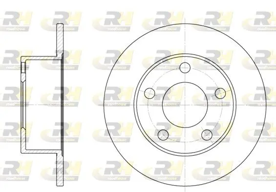 Handler.Part Brake disc ROADHOUSE 612300 1