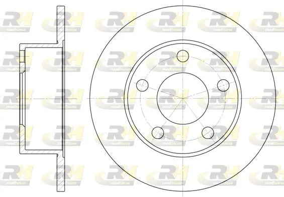 Handler.Part Brake disc ROADHOUSE 612100 1