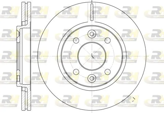 Handler.Part Brake disc ROADHOUSE 611710 1