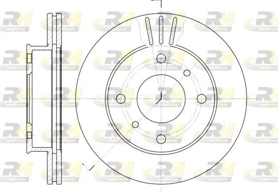 Handler.Part Brake disc ROADHOUSE 611310 1